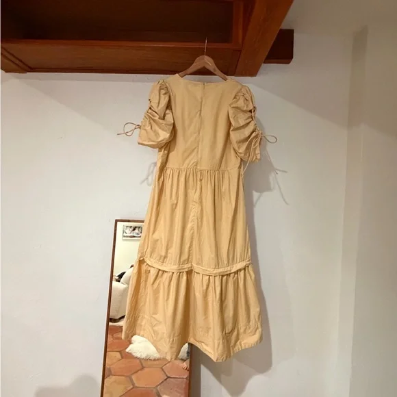 Sea Butter Yellow Midi Dress - cotton XL - Picture 5 of 5